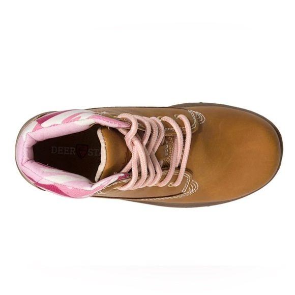DEER STAGS KIDS' MAK2 IN DARK WHEAT/PINK CAMO - Picture 6 of 8